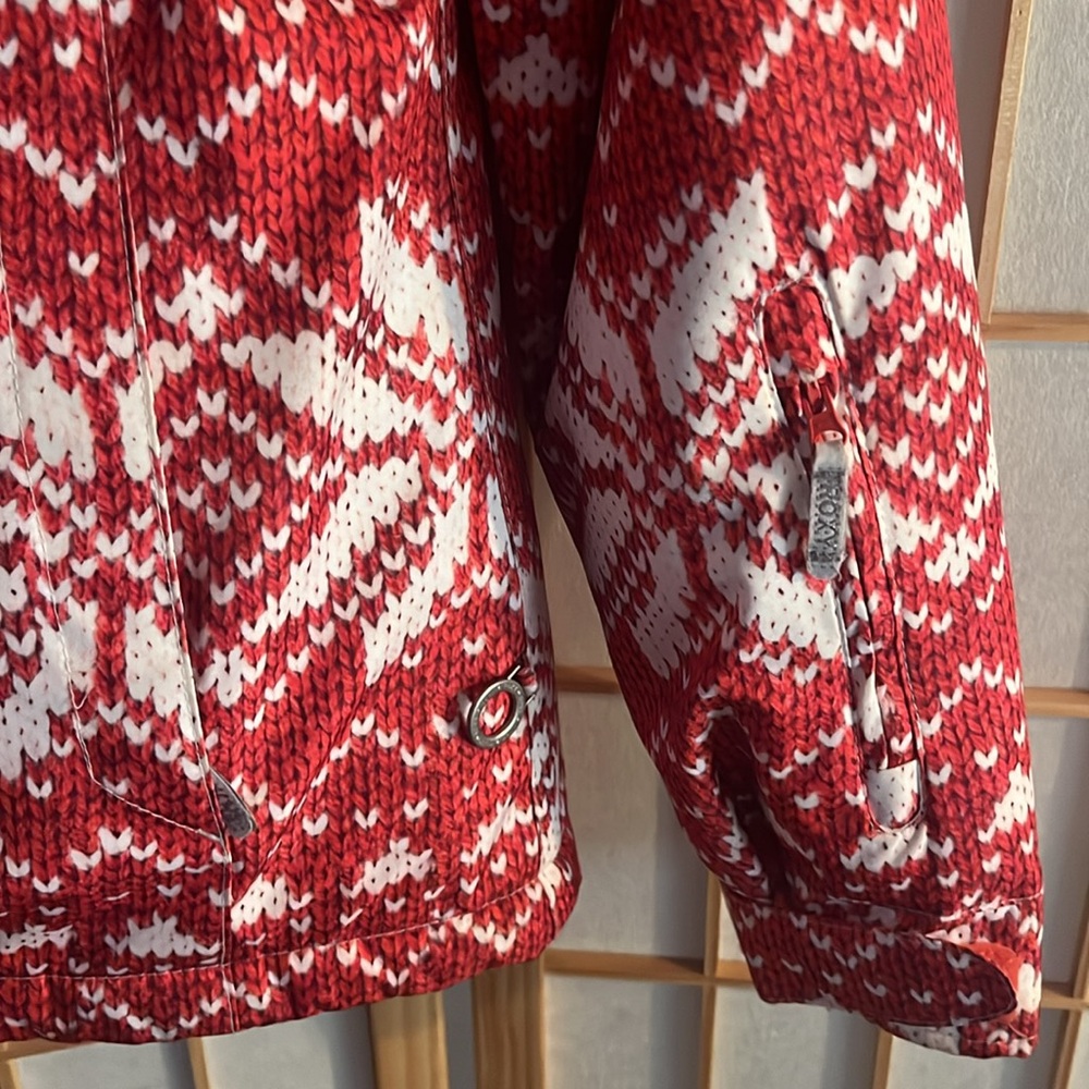 Roxy Snowflake Print Winter Jacket - image 3
